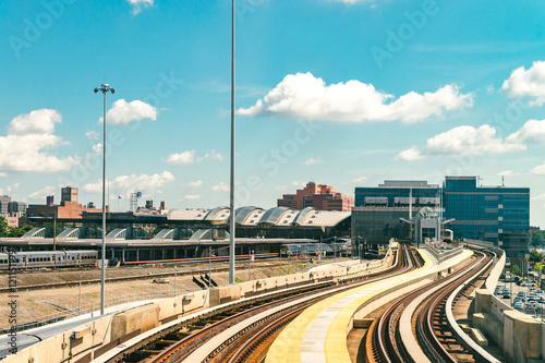 AirTrain JFK is a 3-line, 8.1 miles long elevated railway providing service to Kennedy International Airport