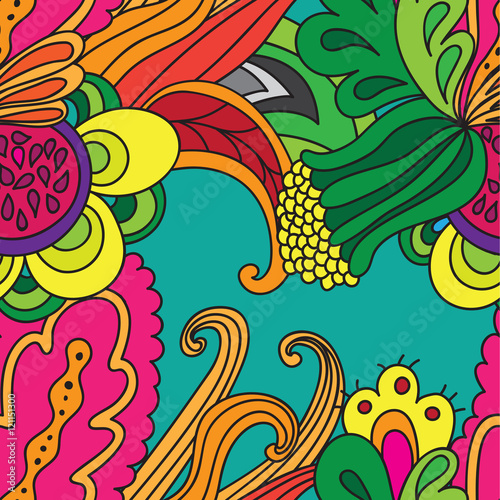 Seamless Vector floral pattern