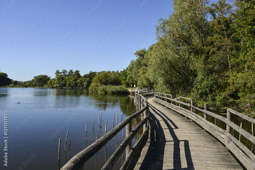 Le lac de Viry Châtillon, Communauté d'agglomération,  Les Lacs de l'Essonne, Essonne, 91