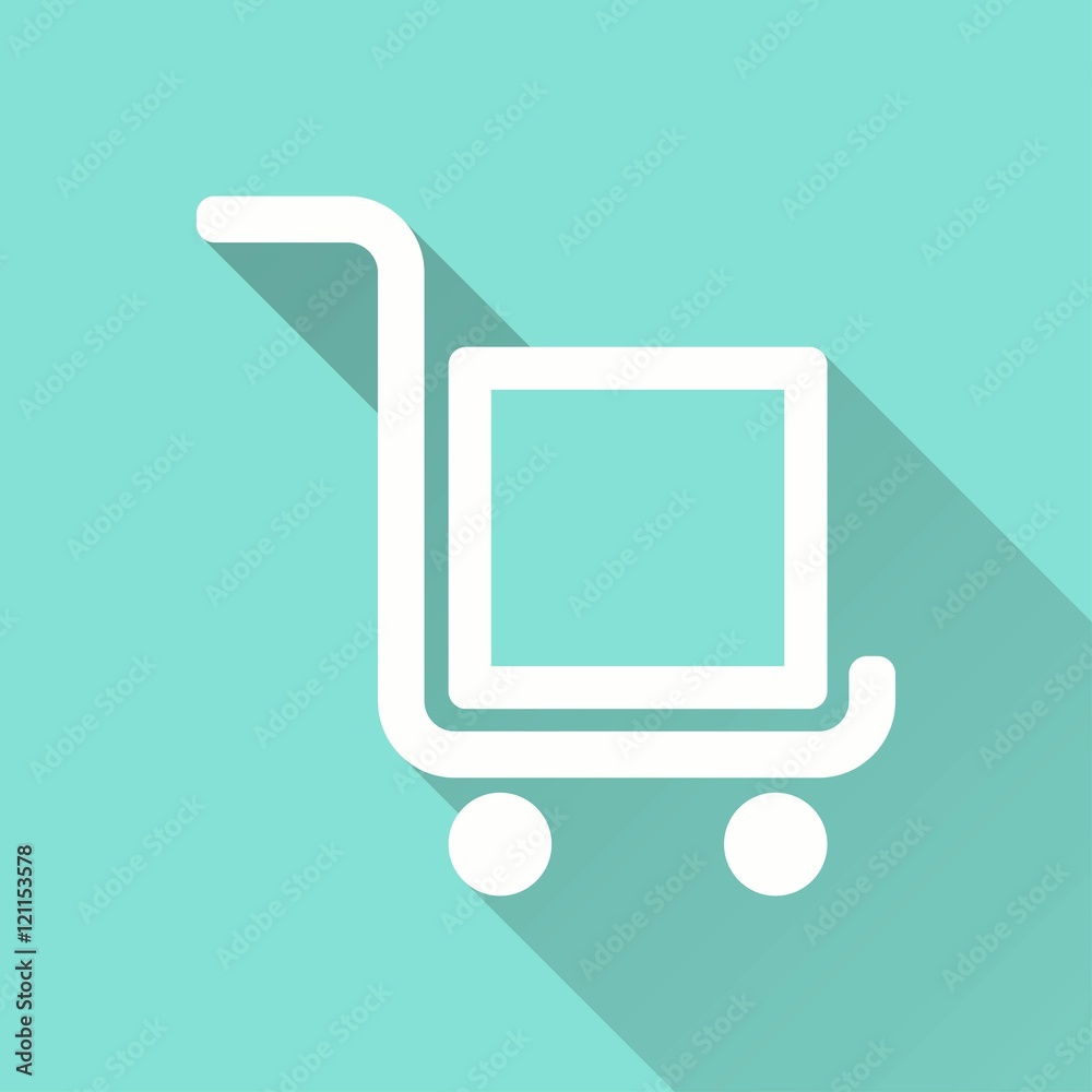 Handcart - vector icon. Handcart - vector icon.