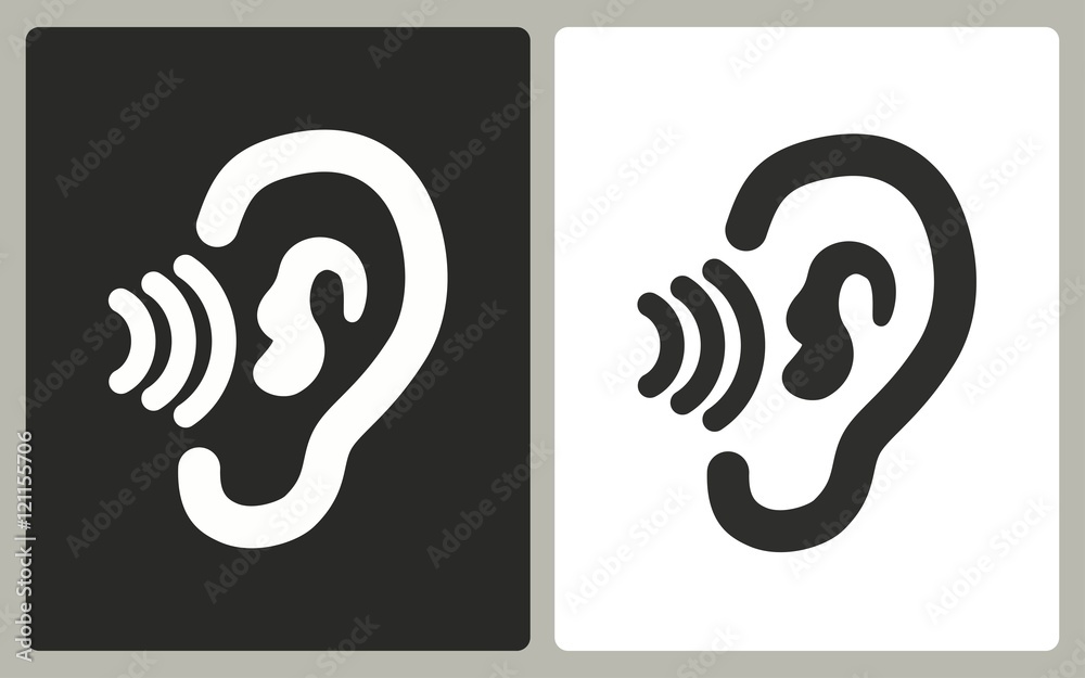 Ear - vector icon. Ear - vector icon.