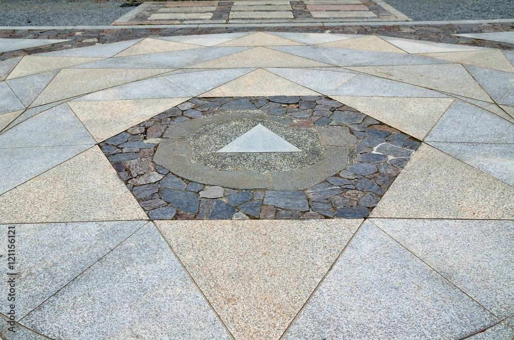 京都　鞍馬寺　六芒星