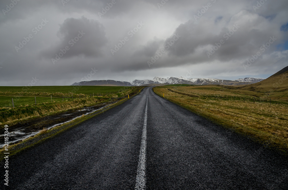 Ring road on Iceland