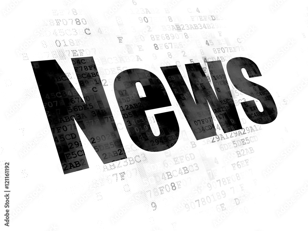 News concept: News on Digital background News concept: News on Digital background