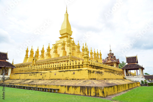 Wat Phra That Luang  One of the Most Sacred Temples in Vientiane  Laos