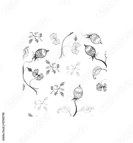 Seamless Floral Pattern.