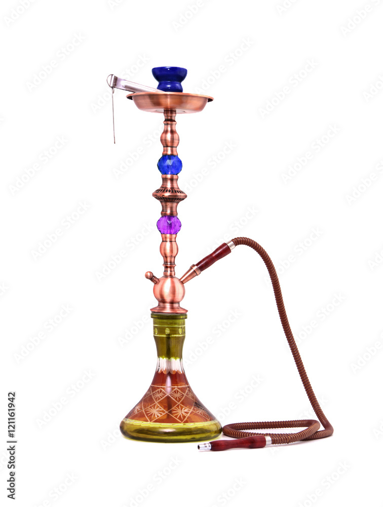 Hookah ( Water pipe ) isolated on white background Hookah ( Water pipe ) isolated on white background