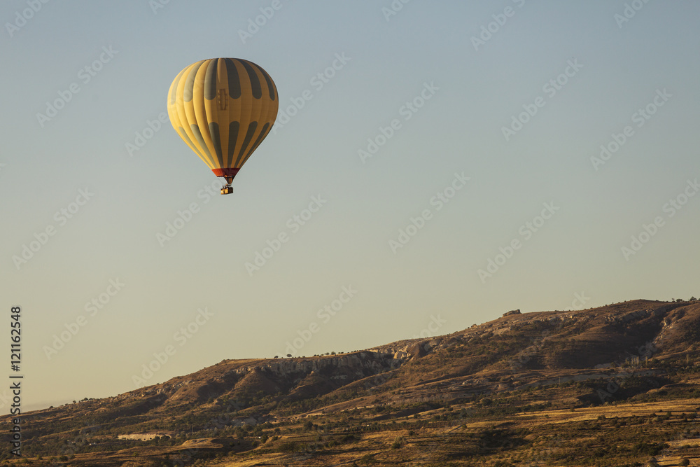 Balloon over Cappadocia in Turkey