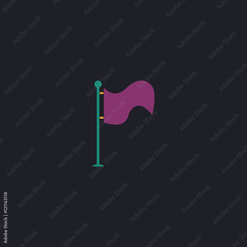 Waving Flag computer symbol Waving Flag computer symbol