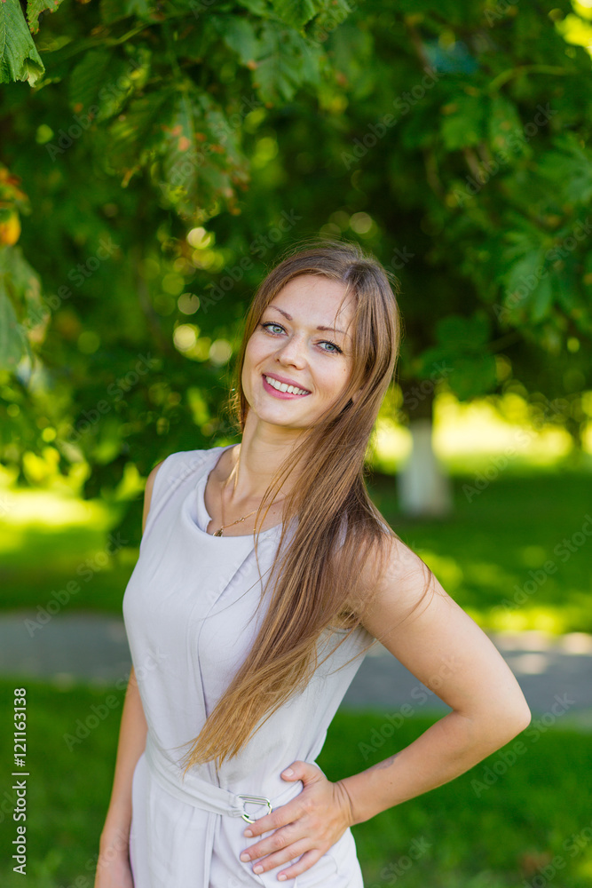 Portrait of a beautiful girl with long blond hair Portrait of a beautiful girl with long blond hair