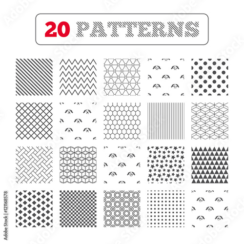 Hands insurance icons. Travel trip flights.