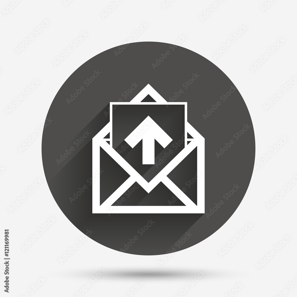 Mail icon. Envelope symbol. Outbox message sign Mail icon. Envelope symbol. Outbox message sign