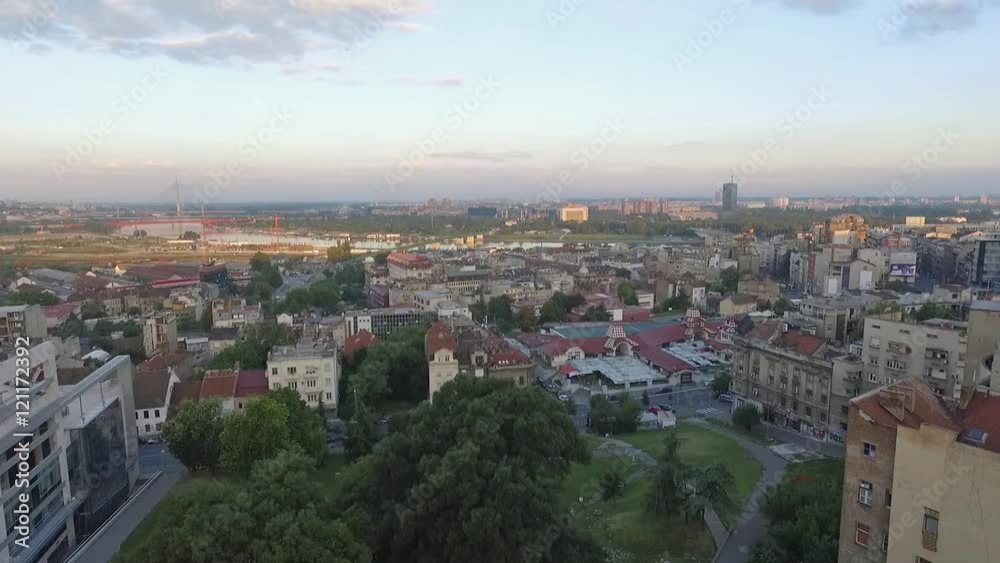 Aerial view of the square Terazije,Belgrade.Flight over the square Terazije.Aerial view of the city Beograd .City Belgrade Aerial view of the square Terazije,Belgrade.Flight over the square Terazije.Aerial view of the city Beograd .City Belgrade