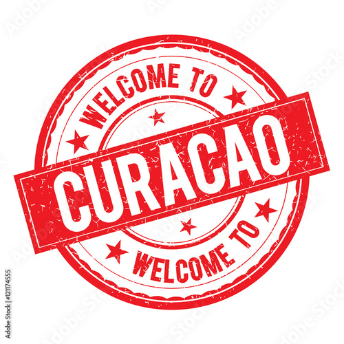Welcome to CURACAO Stamp Sign Vector.