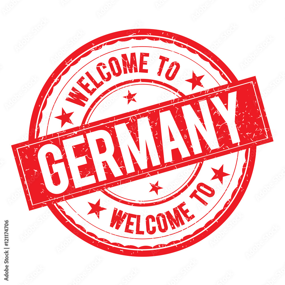 to GERMANY Stamp Sign Vector. Adobe Stock