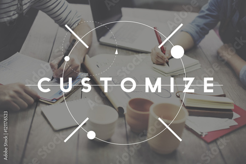 Customize Adjust Change Adapting Customization Concept