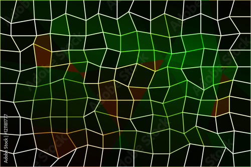 original green polygonal background. square, triangle. vector illustration