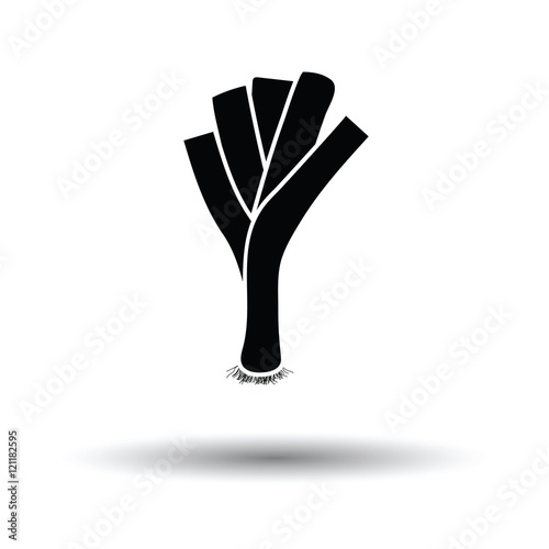 Leek onion icon