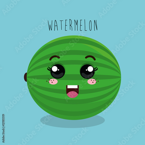 cartoon fruit facial expression design isolated vector illustration esp 10