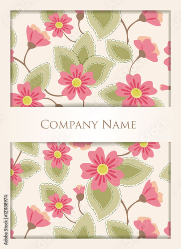 Floral business crad