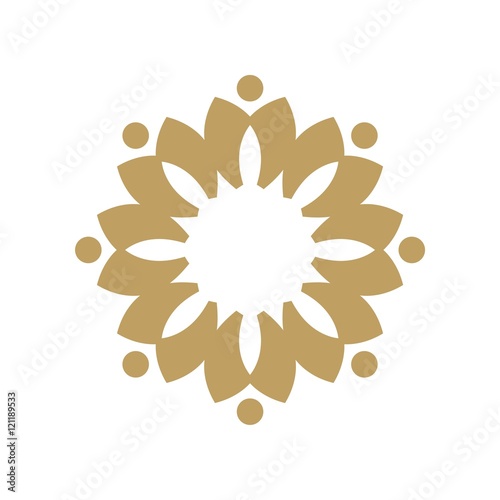 Fototapeta Naklejka Na Ścianę i Meble -  Flower logo
