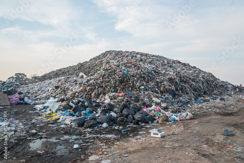 Landfill in city,Thailand