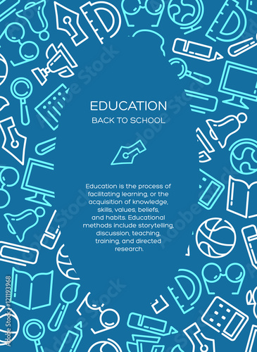 Wallpaper Mural Education Vector background Torontodigital.ca