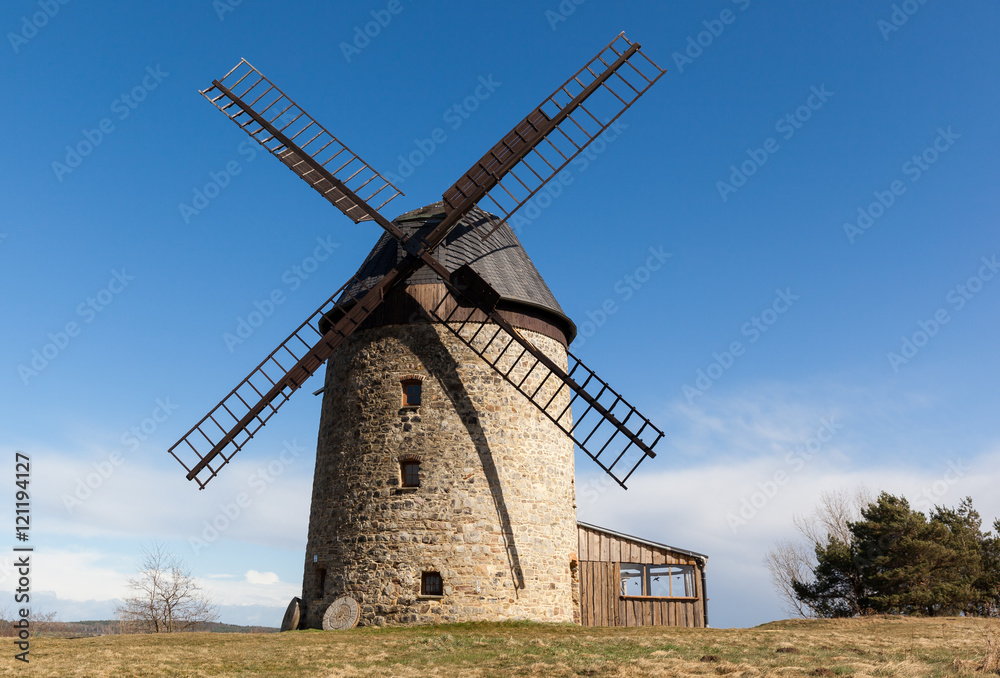 Windmühle Teufelsmühle bei Thale Warnstedt Harz