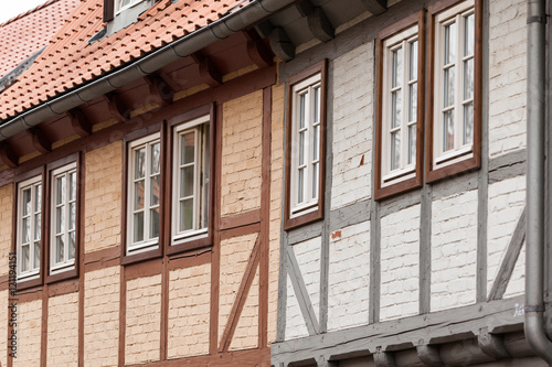 Fachwerkhaus Fassade in Quedlinburg Harz
