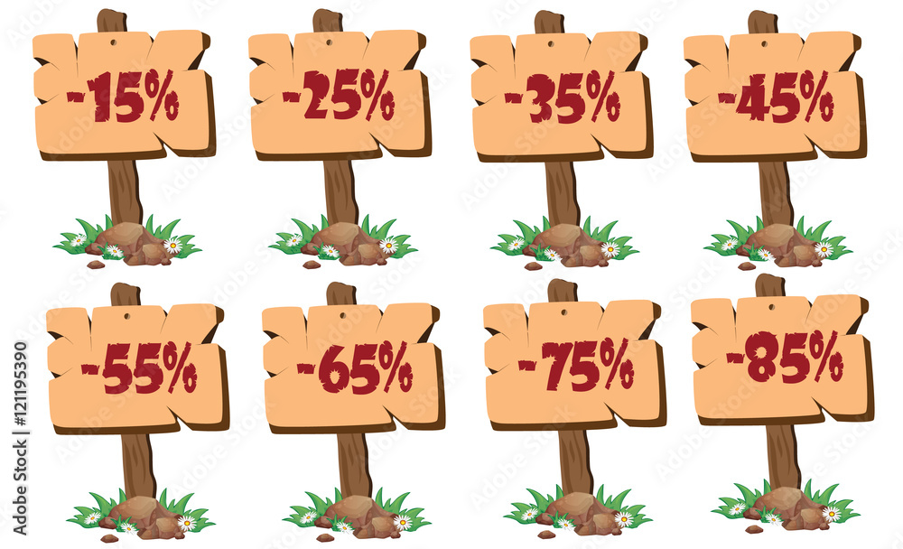 Fototapeta premium discount label 