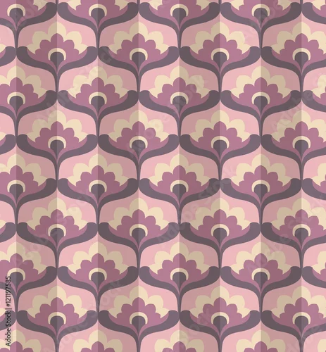 Tapety bez szwu rocznika kwiatowy wzór