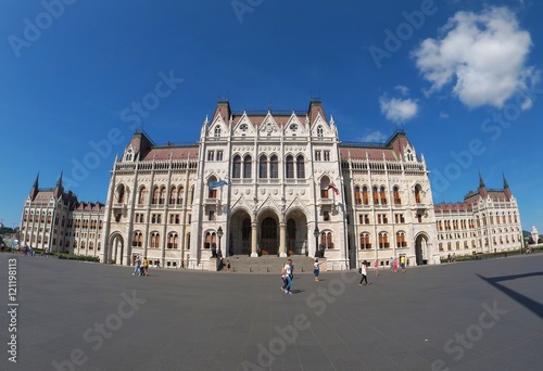 The Parliament of Hungary building in Budapest
