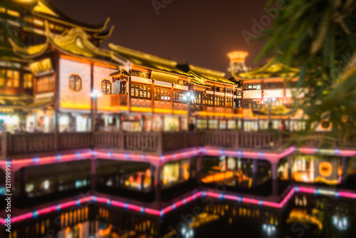The City God Temple or Temple of the City Gods of Shanghai is a folk temple located in the old city of Shanghai, China.  © fanjianhua