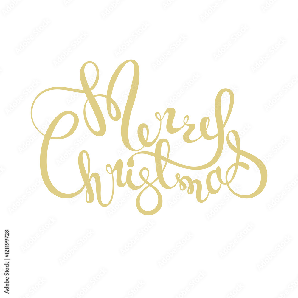 Merry Christmas Lettering Design. Merry Christmas text. Vector Merry Christmas Lettering Design. Merry Christmas text. Vector