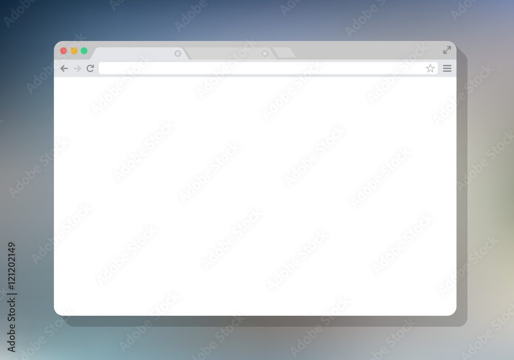 web Simple Browser window white, color background, flat web Simple Browser window white, color background, flat