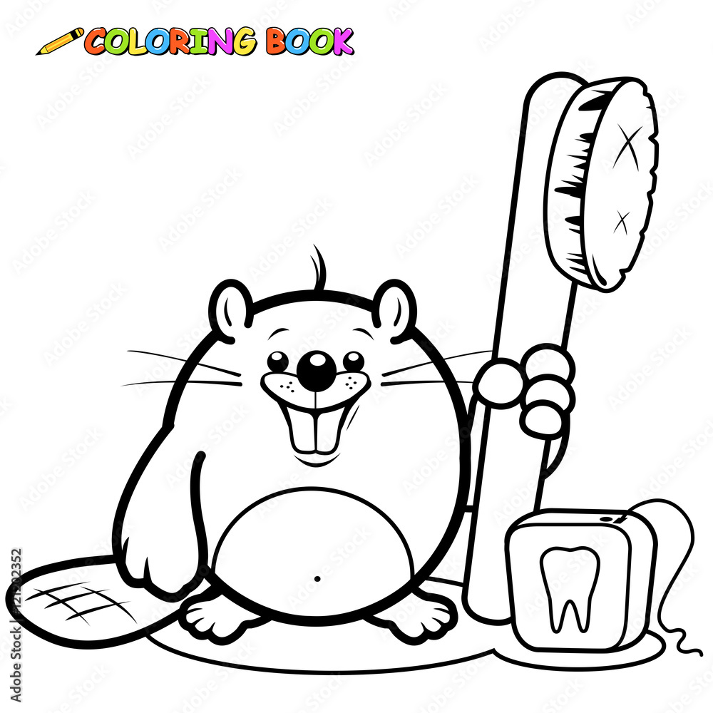 Animal Teeth Coloring Page
