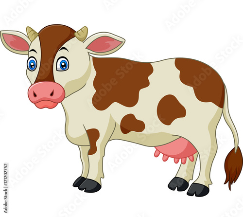Cute cow cartoon