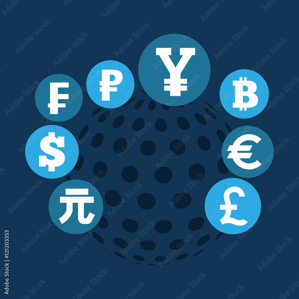 global economy planet concept vector illustration design global economy planet concept vector illustration design