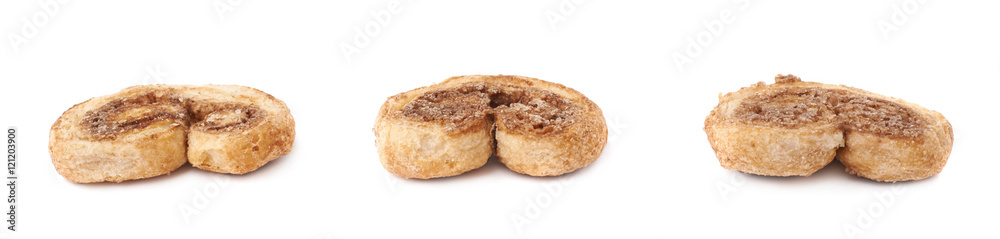 Set of cookies isolated over the white background