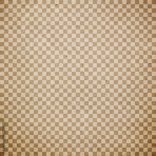 Grunge chess board background  Old paper with stains - Vector 