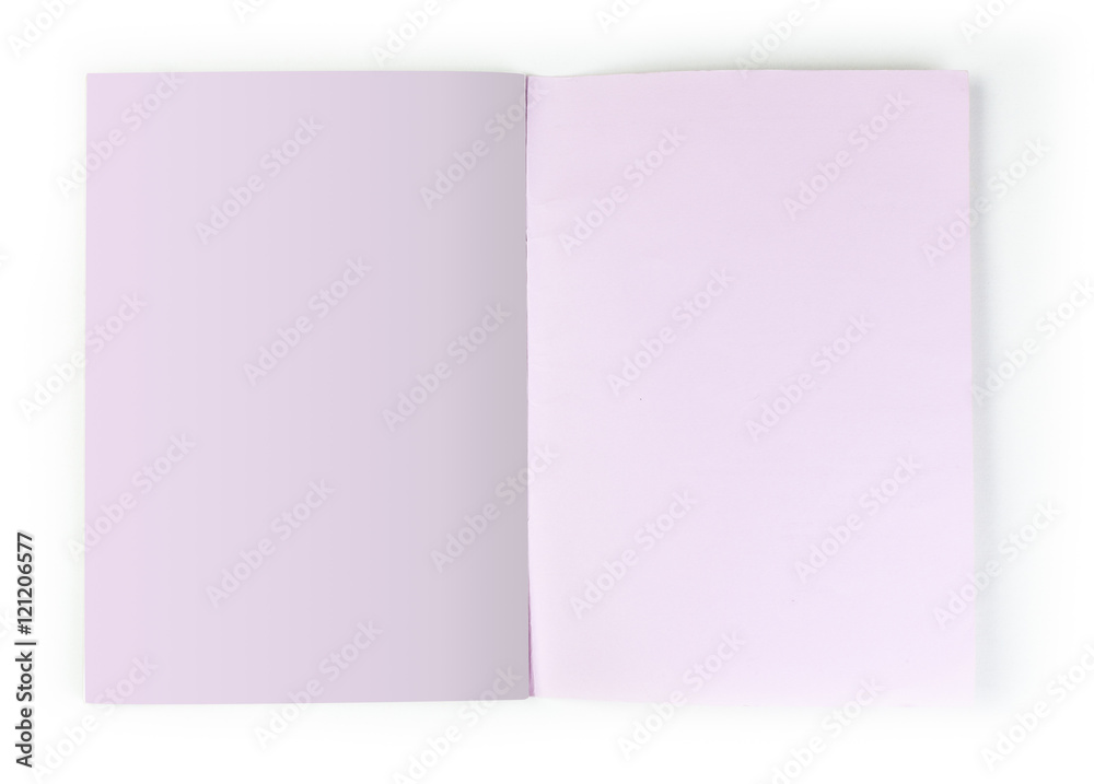 Fototapeta premium Notebook isolated on white background