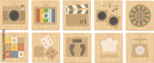wood board icons 1