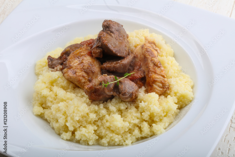 Couscous with chicken Couscous with chicken