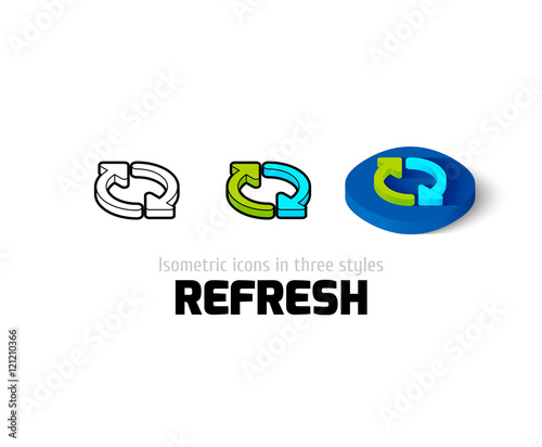 Refresh icon in different style
