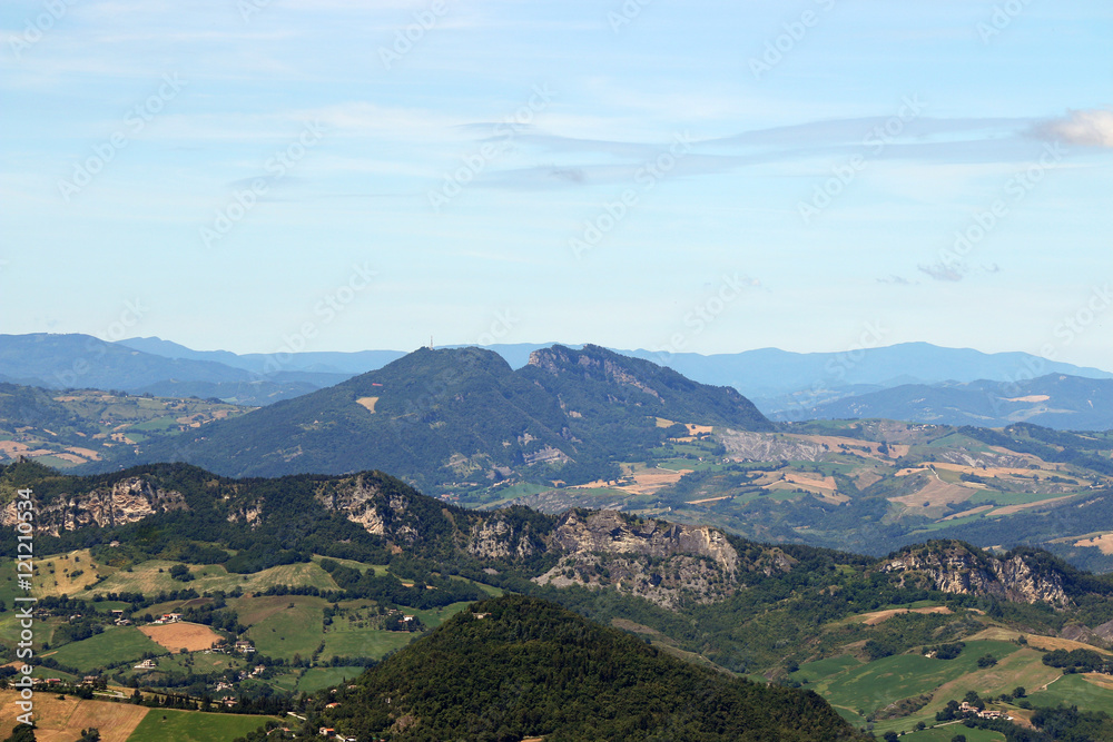 San Marino mountains and hills landscape