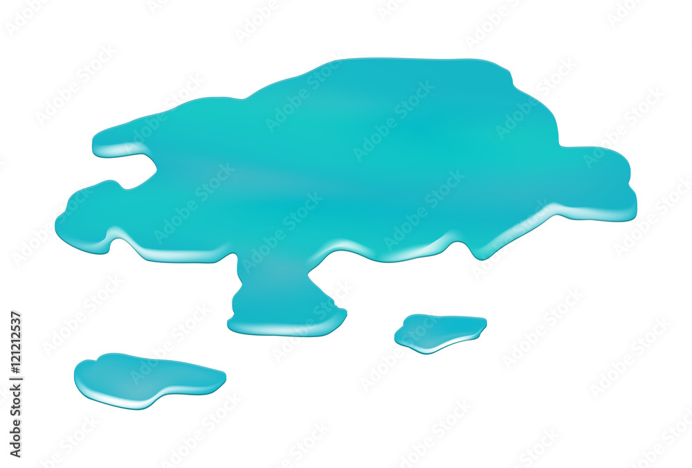 water puddle vector symbol icon design.
