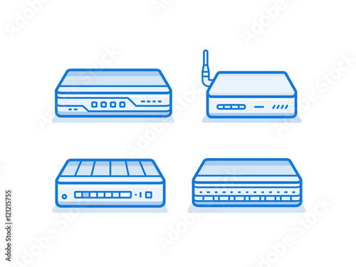 Network router icons