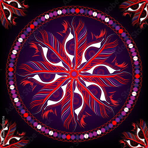 Seamless Dream Catcher Pattern