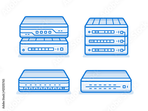 Network router icons