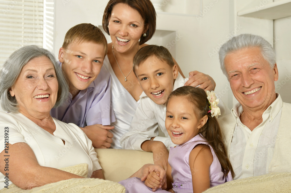 Happy family with kids Happy family with kids